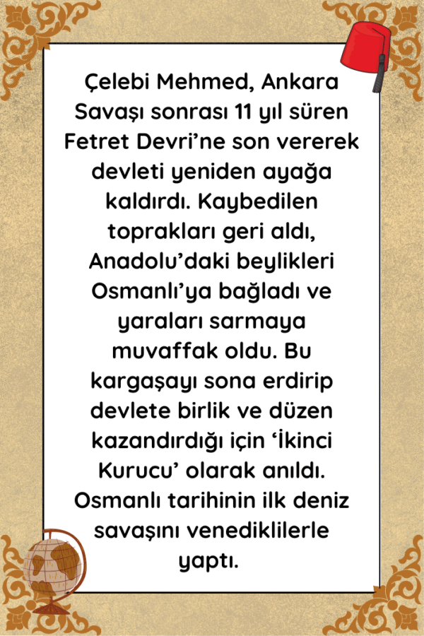 Osmanlı Padişahları Kart Seti - Görsel 3