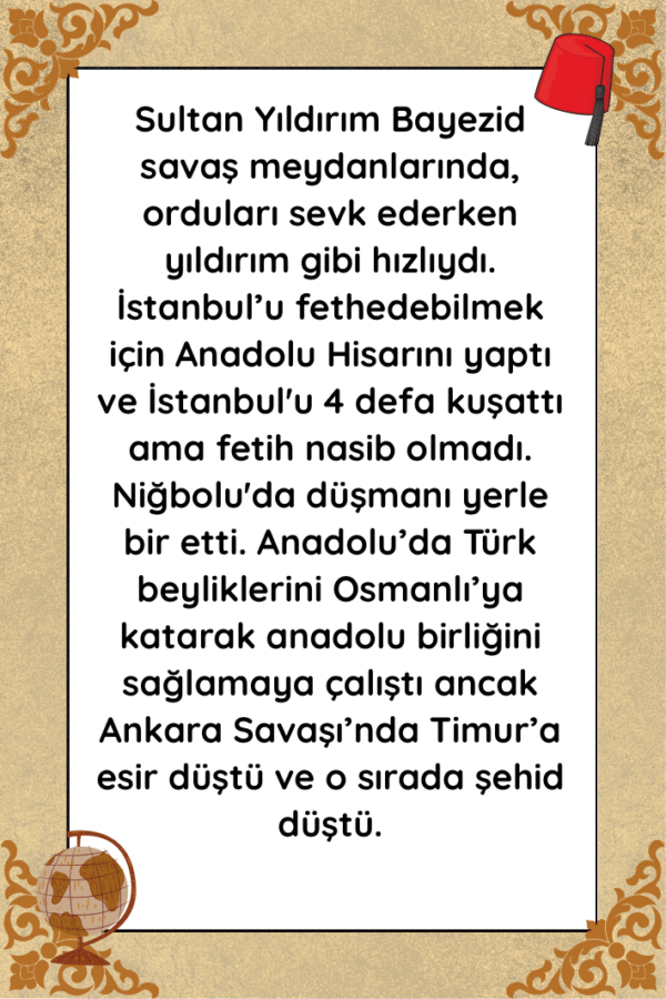 Osmanlı Padişahları Kart Seti - Görsel 5