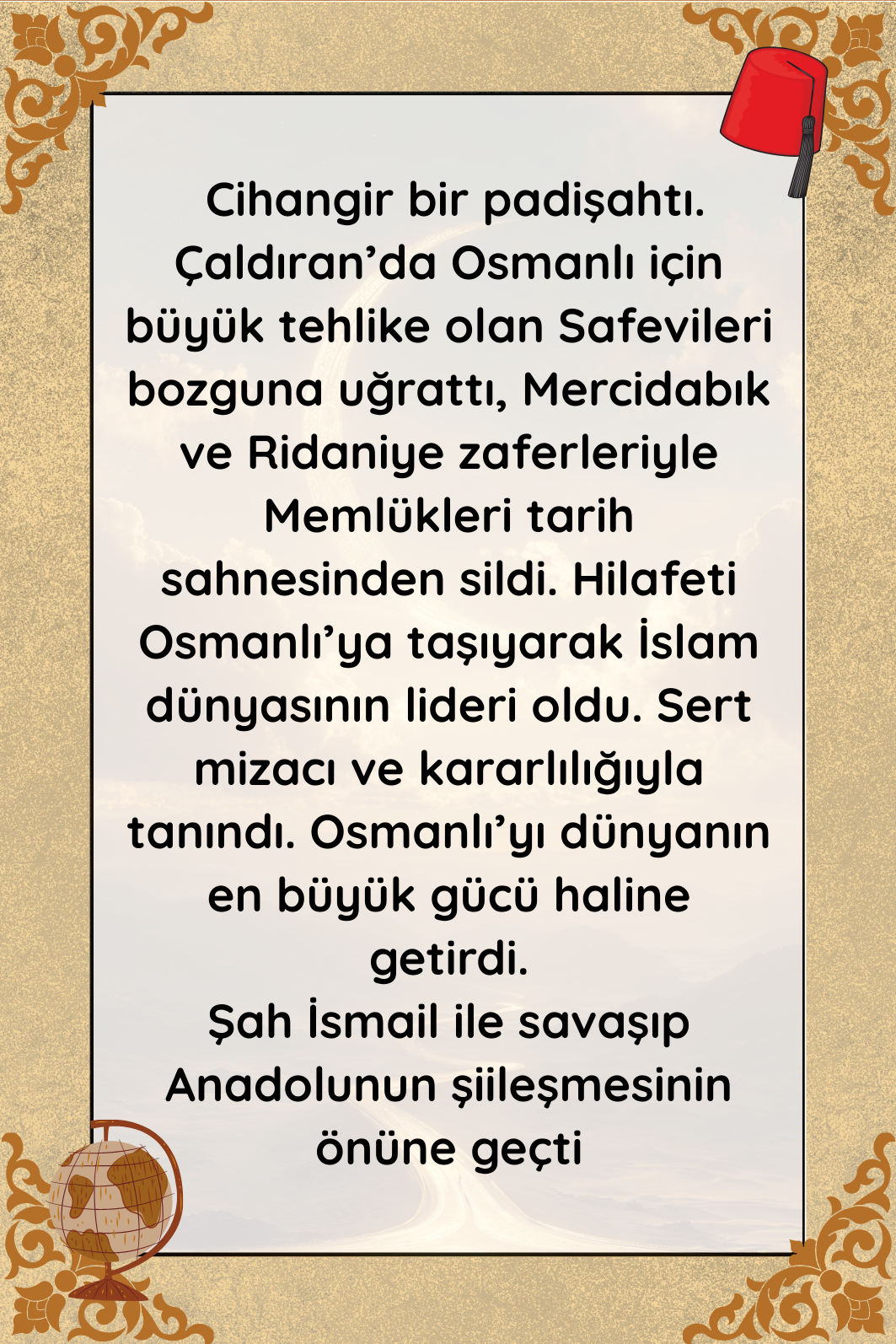 Osmanlı Padişahları Kart Seti - Görsel 5