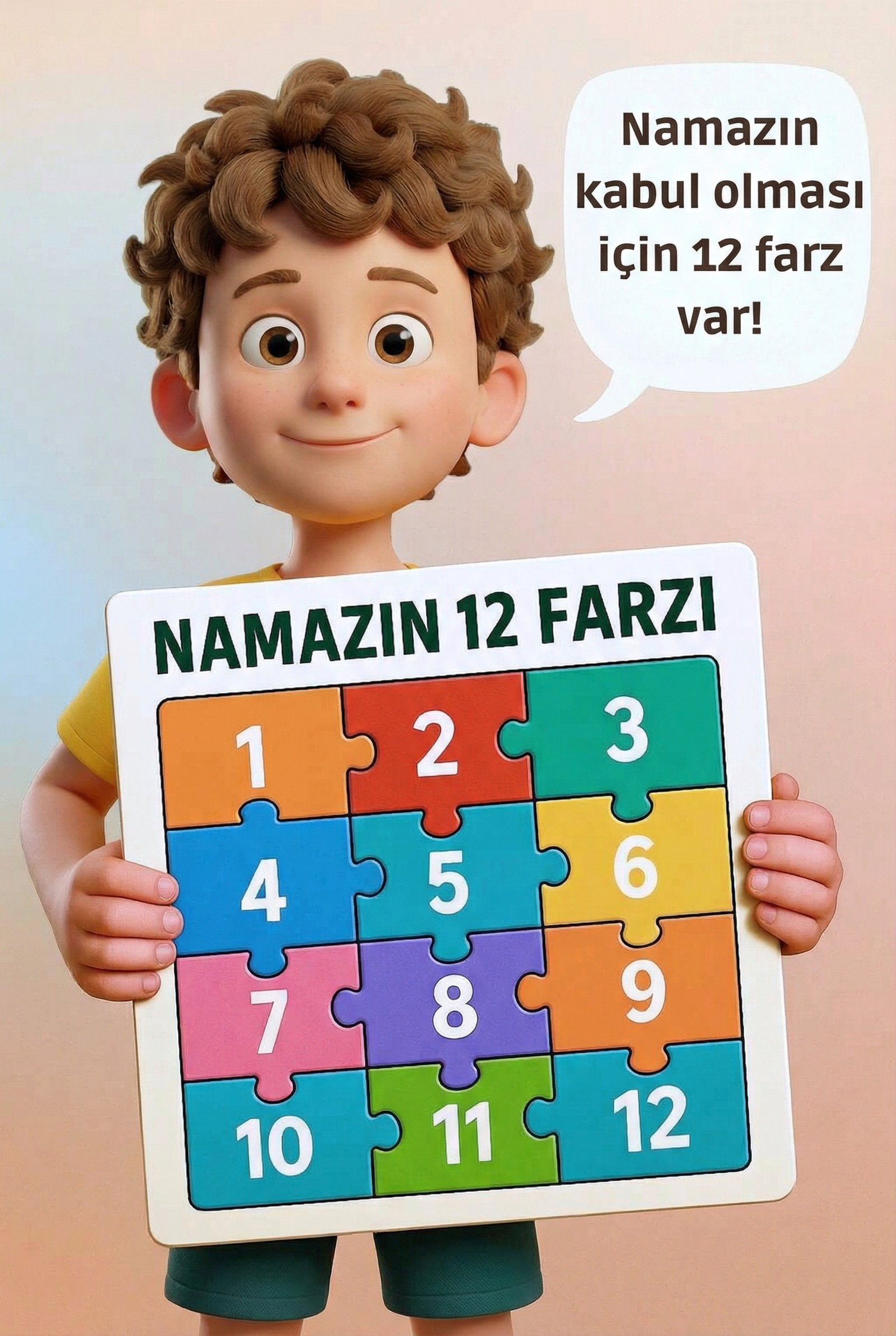 Namaz Kartları Seti - Kişiye Özel